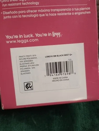 L’eggs Silken Mist Tights Q+ Black Mist image indicator(3)