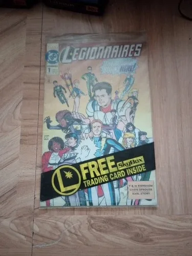 Comic Book Legionaires #1, Factory sealed with card, (DC)