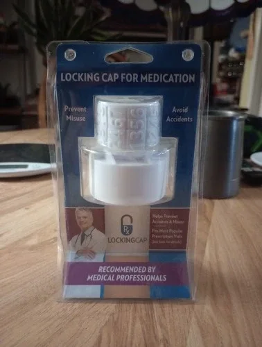 Gatekeeper RX Locking Cap for Prescription Medication Bottles Co