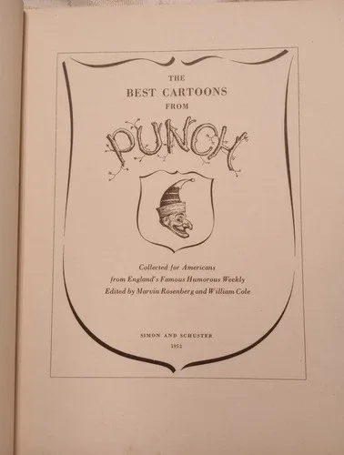 THE BEST CARTOONS FROM PUNCH, Hardback, FIRST EDITION