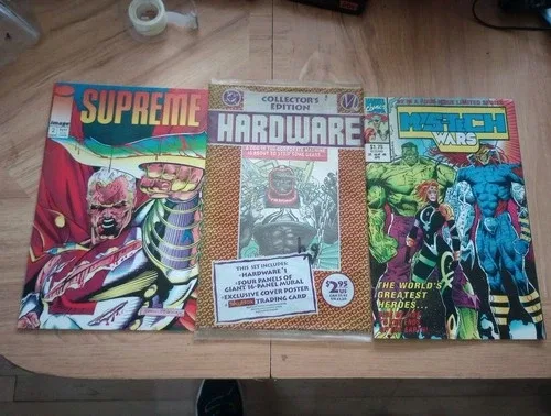 Comic Book Collection. Mys-Tech, Supreme, & Sealed Hardware Issu