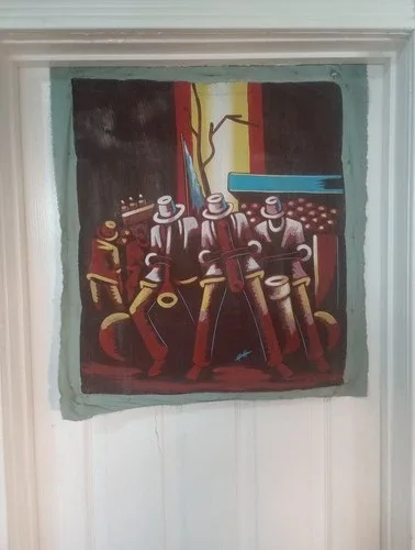 Vintage Haitian Painting Rara Band. Make Offer.