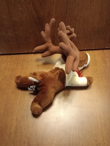 Vintage Plush Reindeer Souvenir From Santa Claus House North Pol image indicator(5)