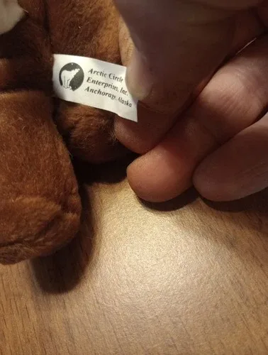 Vintage Plush Reindeer Souvenir From Santa Claus House North Pol image indicator(6)