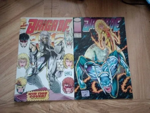 Comic Books: Brigade 1 & 3- Image Comics. Pretty Nifty Set.