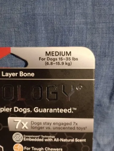 Dog Bone Playology Beef Scent Med 15-35 Lb image indicator(6)