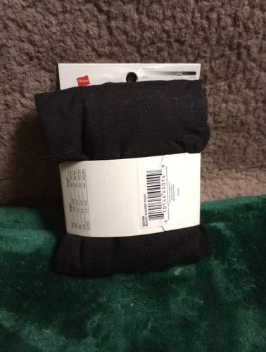 Womens Hanes Size L/XL Black Opaque Shaper Tights New image indicator(2)
