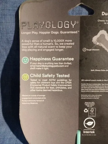 Dog Bone Playology Peanut Butter Scent Small Up To 15 lb image indicator(3)