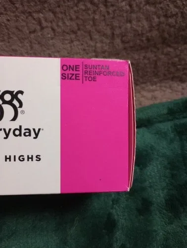 L'eggs Knee Highs SUNTAN Sheer Toe 10 Pair NEW image indicator(6)