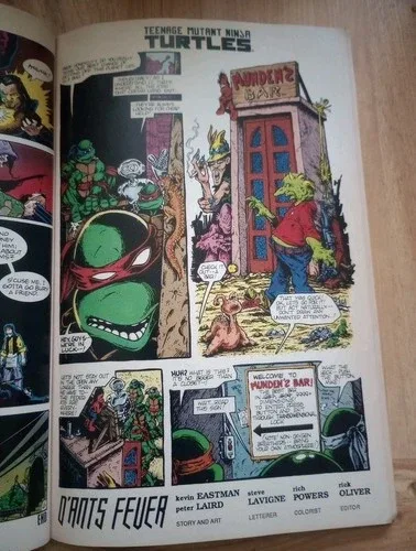 MUNDENS BAR ANNUAL Ninja Turtle Comic 1991 image indicator(10)