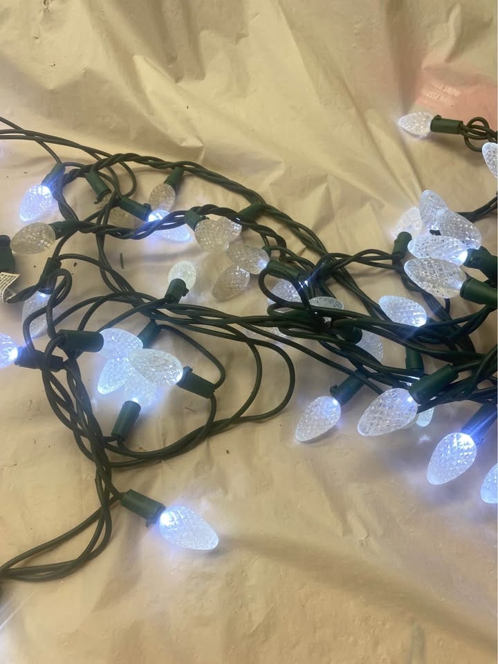 Cool White LED Christmas Lights - photo 4