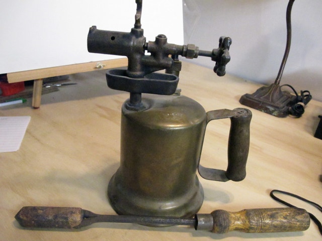 Antique Brass Plumbers Torch