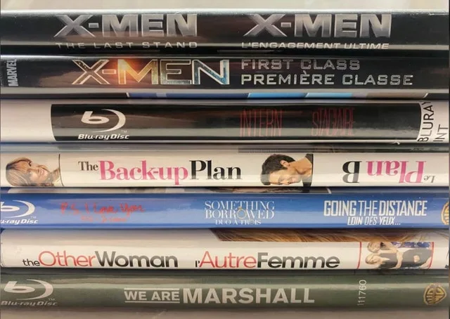 New Condition Bluray Movies
