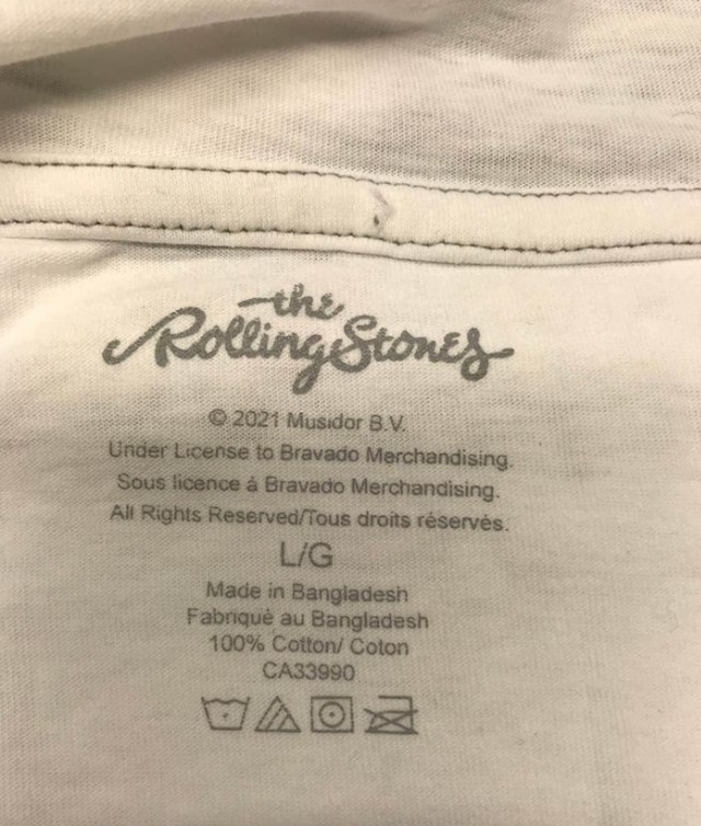 Rolling Stones Large Hoodie Tee - photo 3