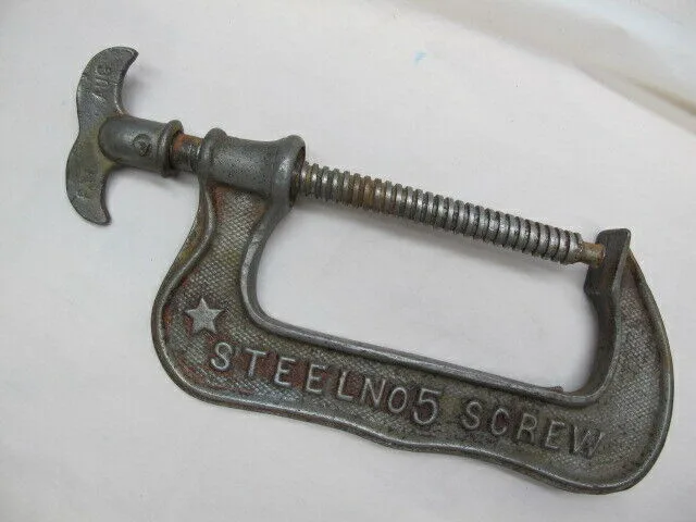 Antique Steel No. 5 Clamp image indicator(2)