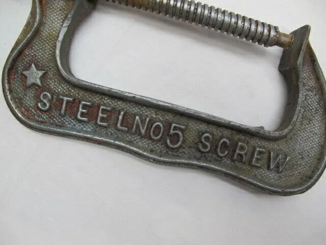 Antique Steel No. 5 Clamp image indicator(3)
