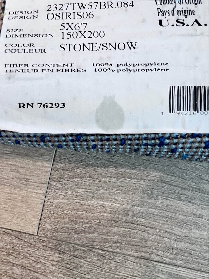5x6’7 Area Rug – Good Condition - photo 2