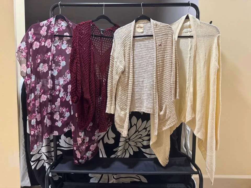 Assorted Button Up Shirts And Cardigans image indicator(3)