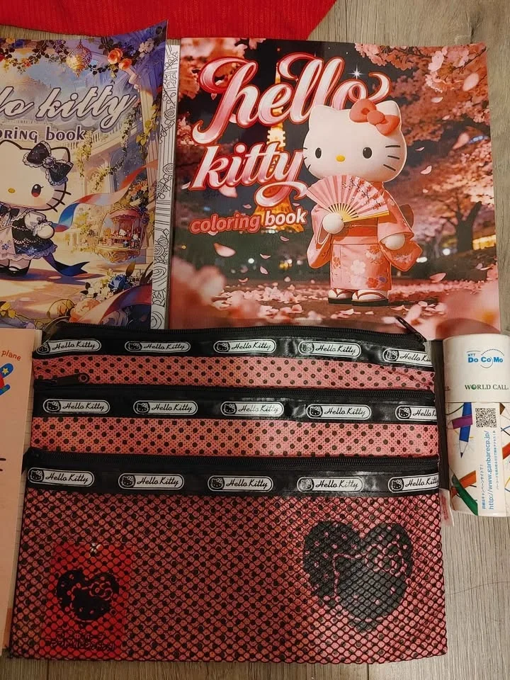 Hello Kitty Stationary Set 💖🎄 - 10 items image indicator(7)