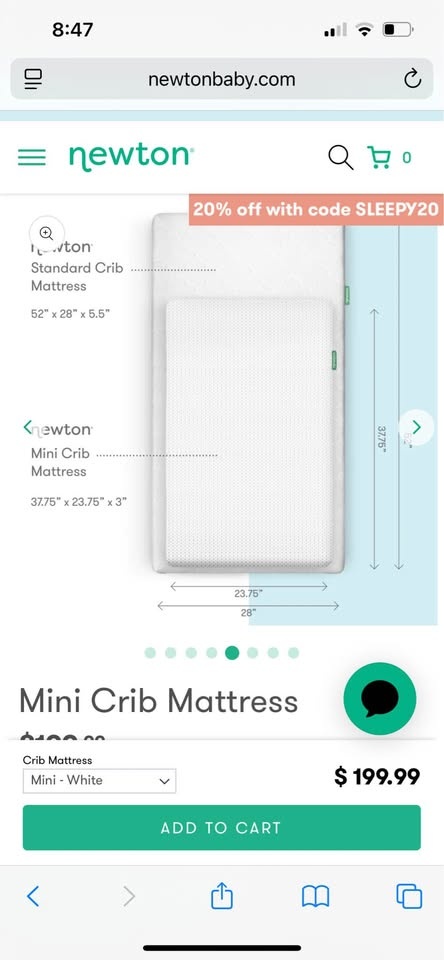 Newton baby mini crib mattress - photo 3