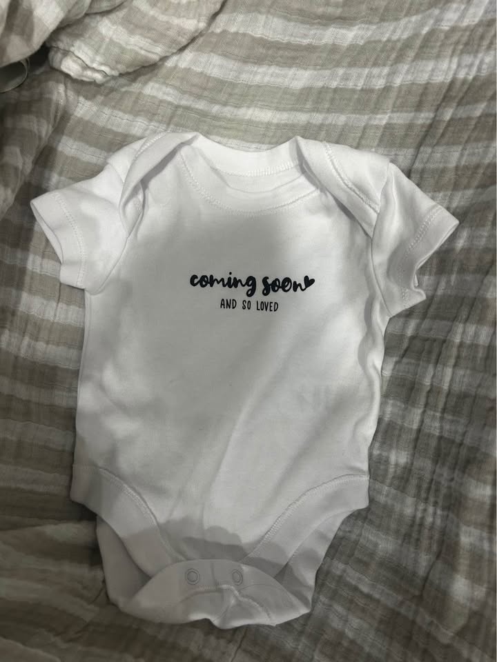 Baby announcement vest brand new newborn - photo 2