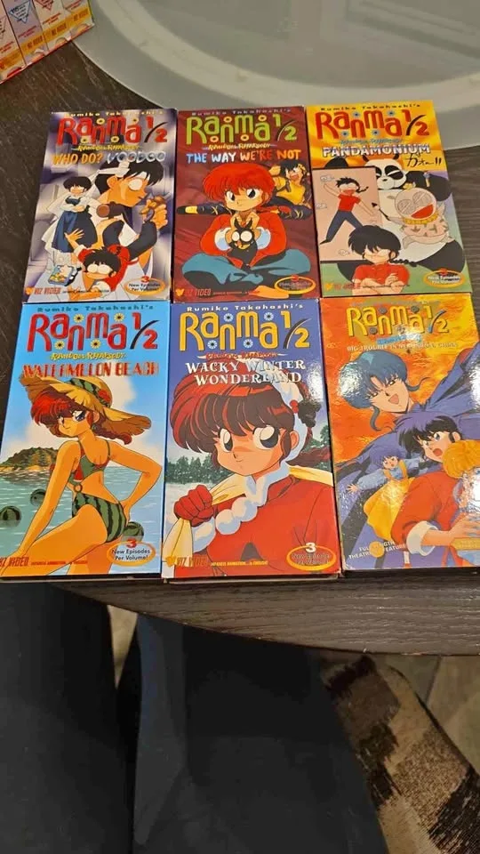 Ranma 1/2 vhs tapes Collector items new condition $10 each