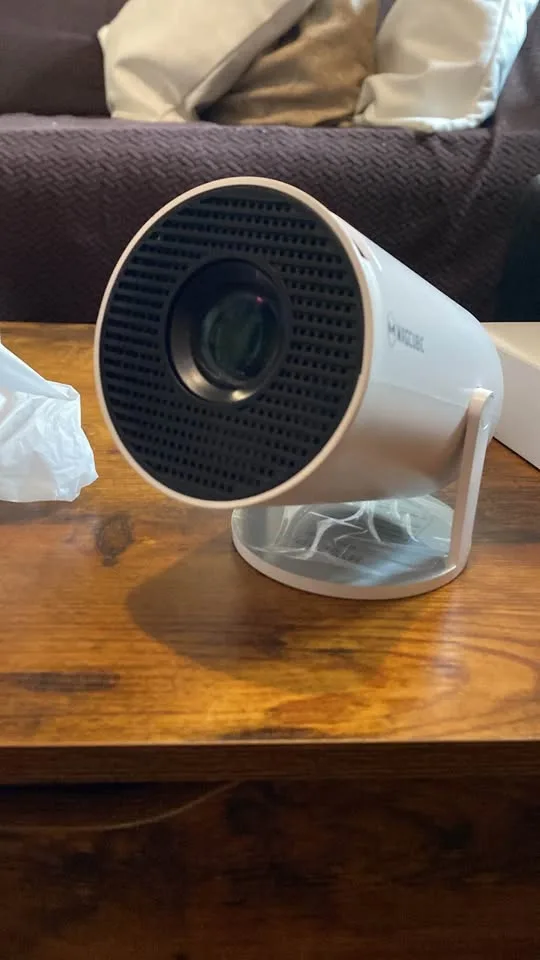 HY300 Pro Mini Projector 4K1080P WIFI6 5G Bluetooth Android image indicator(3)