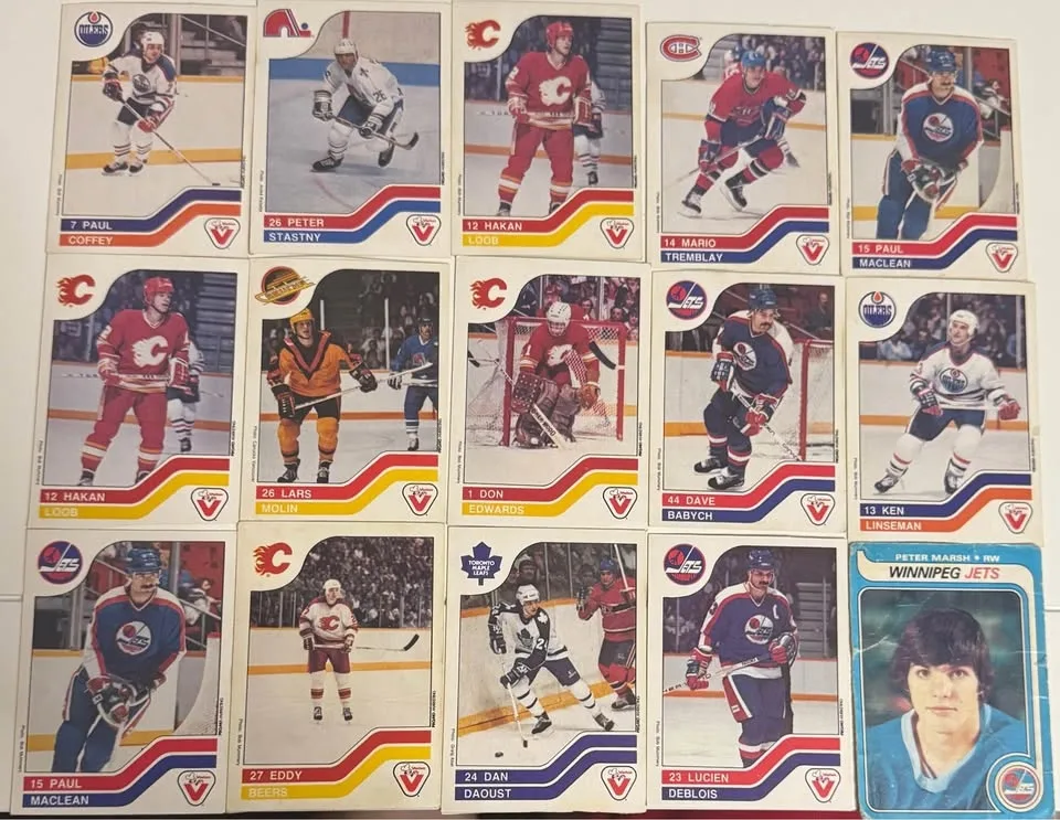 Vintage 1983–84 NHLPA Hockey Cards - Lot of 15