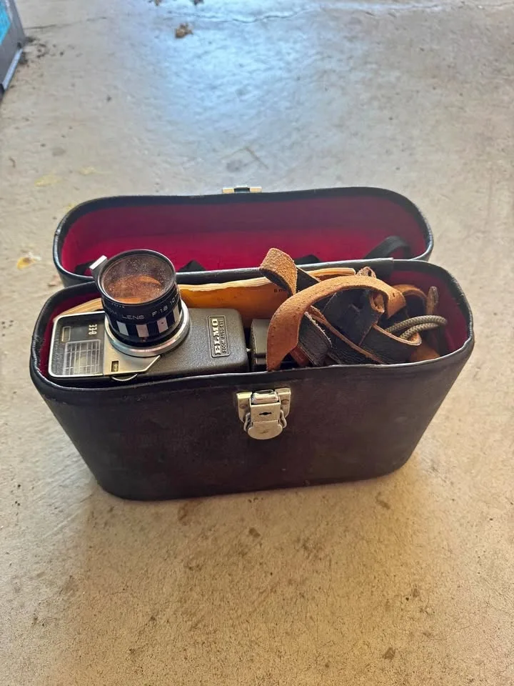 Vintage 8mm Movie Camera with Case – Untested