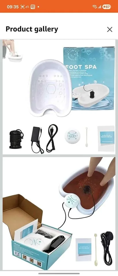 Ionic Foot Spa Healifeco At Home Detox Cleanse