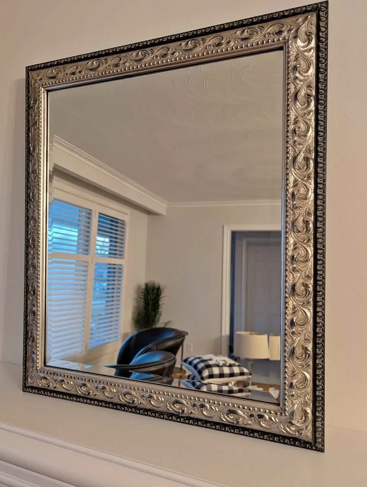 Ornate Antique Mirror ~2x2.5ft
