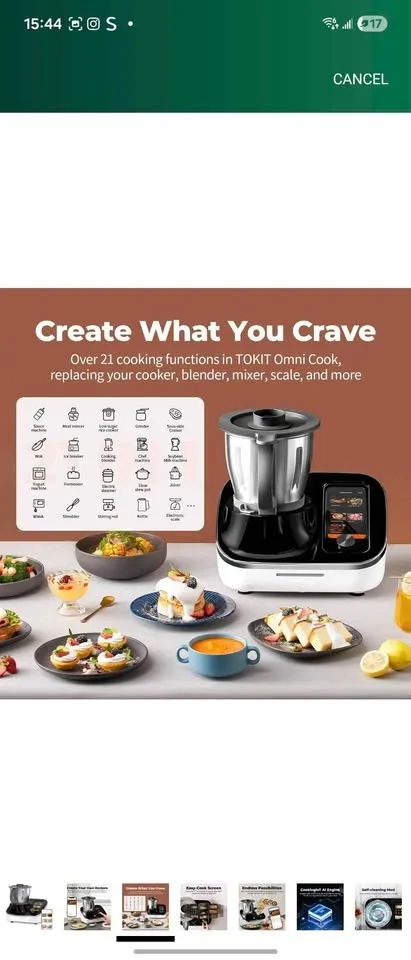 TOKIT Omni Cook C2 Chef Robot image indicator(3)