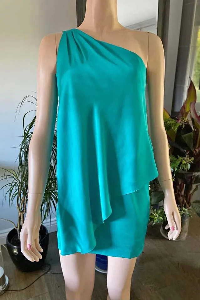 Aqua Turquoise Green Dress Size 2