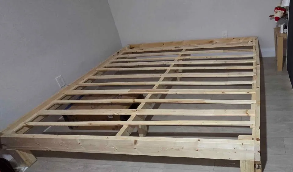 King Hardwood Bed Frame  (Available Til 30 Nov) image indicator(2)