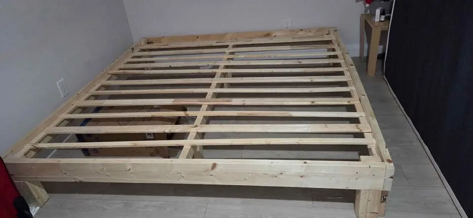 King Hardwood Bed Frame  (Available Til 30 Nov) image indicator(3)