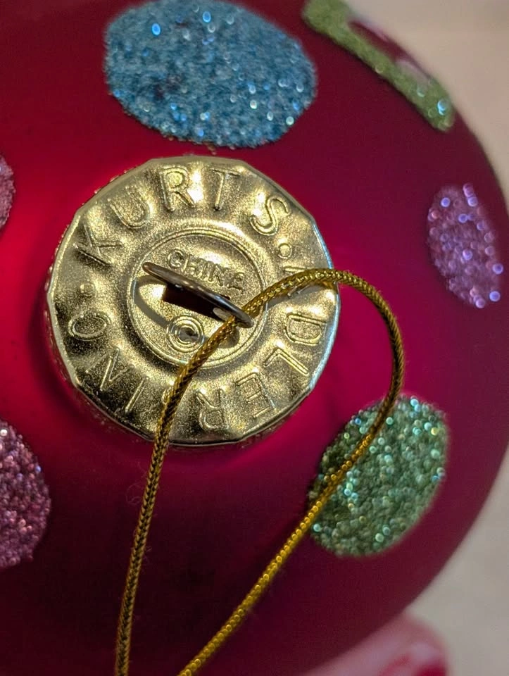 2 Kurts Adler Inc Pink and Sparkly Ornaments - photo 5
