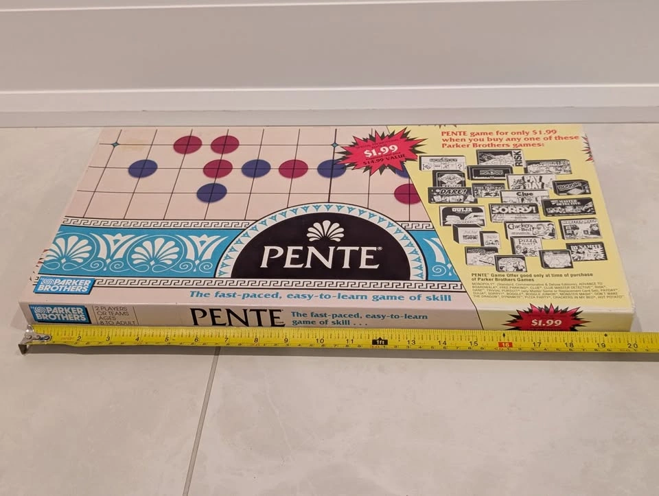 Vintage 1989 Parker Brothers Pente Board Game - photo 2