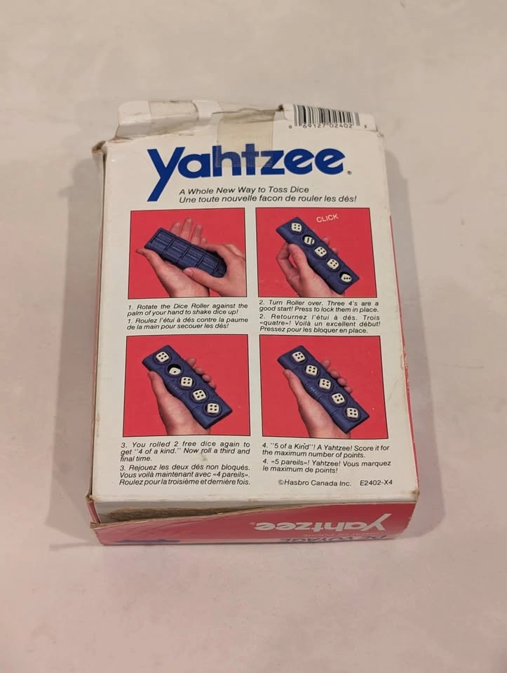 Vintage 1989 Milton Bradley Travel Yahtzee Game - photo 2