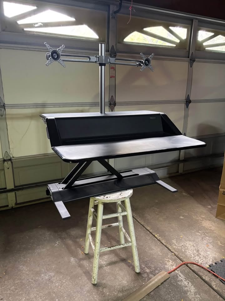 Fellowes Sit-Stand Workstation - Stand for LCD Display/ Keyboard - photo 2