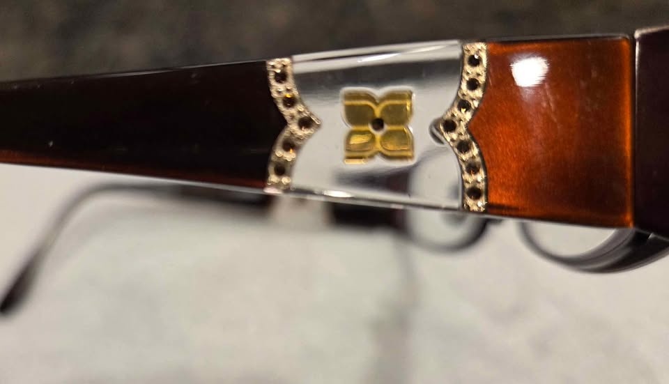 Brown framed glasses - photo 4