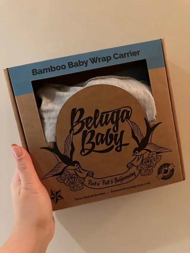 Beluga Baby Carrier/Wrap in Light Grey Heather