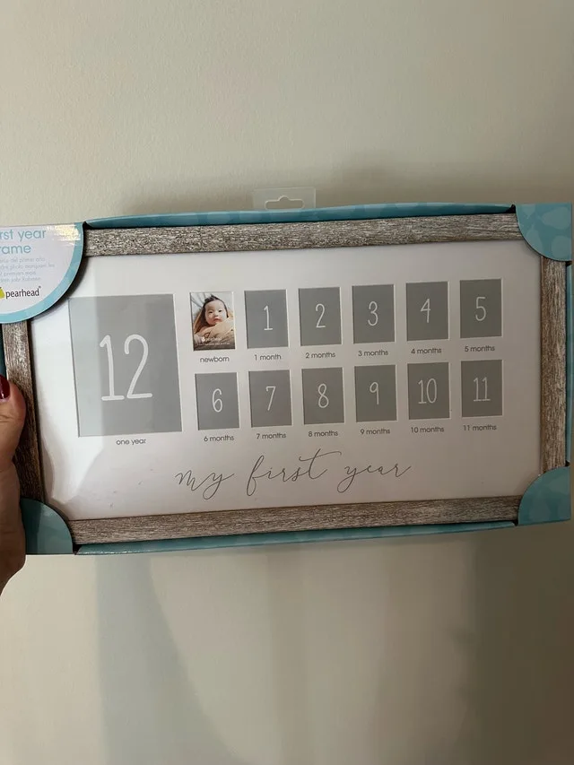 My First Year Photo Frame