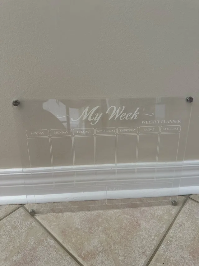 Acrylic Magnetic Fridge Calendar image indicator(2)