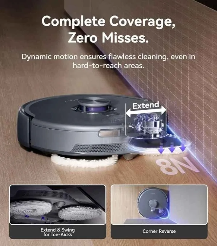 NARWAL Freo Z10 Ultra Robot Vacuum and Mop Combo, Dual RGB Camer image indicator(4)