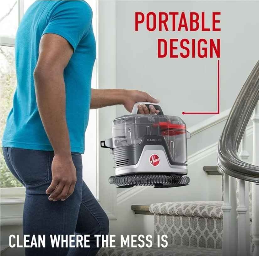 Hoover CleanSlate Portable Carpet & Upholstery Spot Cleaner, Pow - photo 2