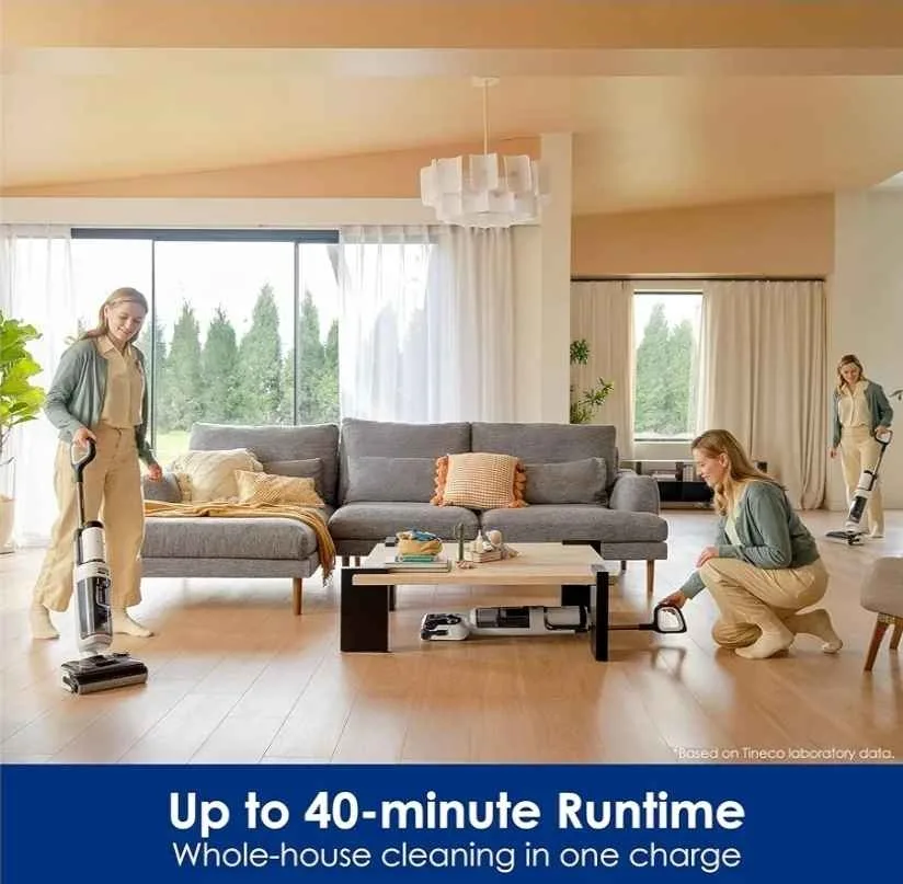 Tineco Floor ONE Stretch S6 Cordless Wet Dry Vacuum Mop image indicator(2)