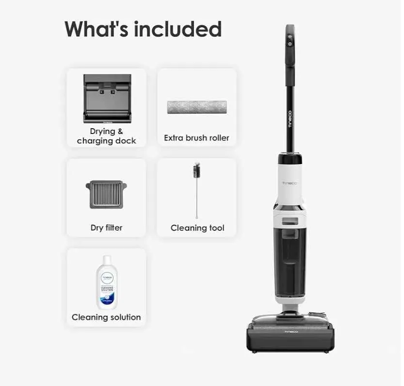 Tineco Floor ONE Stretch S6 Cordless Wet Dry Vacuum Mop image indicator(9)
