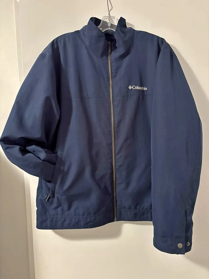 columbia lightweight jacket mens size large