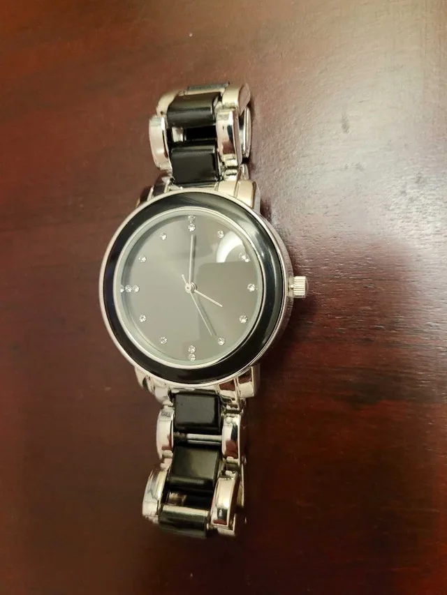 Brand New Unbranded Stylish Silver and Black Women's Watch
