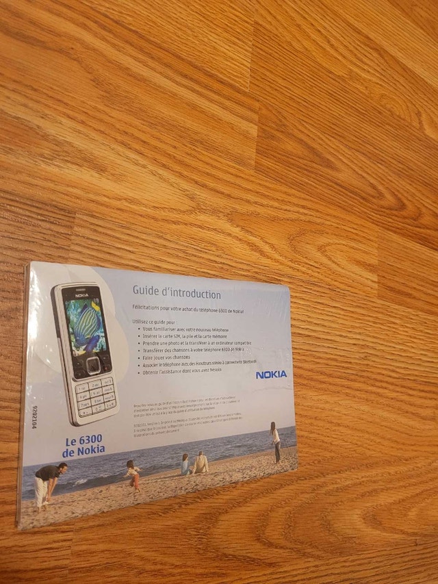 2007 Brand New Rare 17 Year Old Nokia 6300 Phone Manual - photo 4